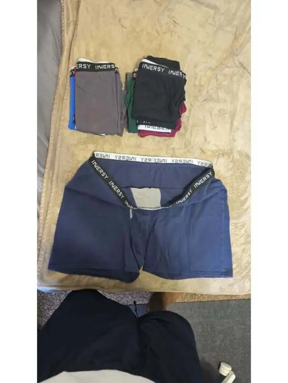 INERSY Men's Boxer Briefs 8-Pack Lot – Stretch Fit Underwear Bundle